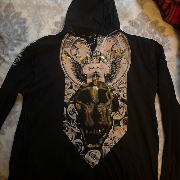 Mens rockstar jeans, Craig Jordan shorts, saints symphony long sleeve with hood - Picture 13 of 16